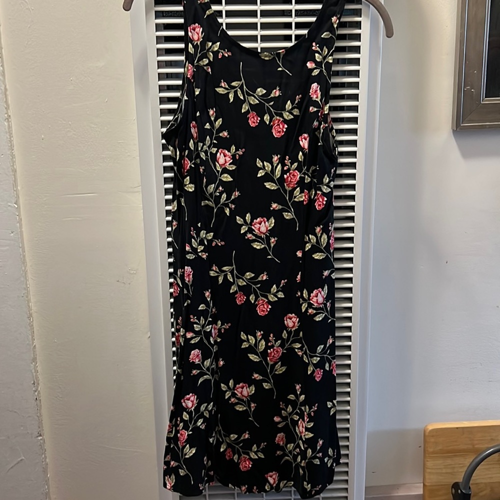 Small forever 21, black flower dress